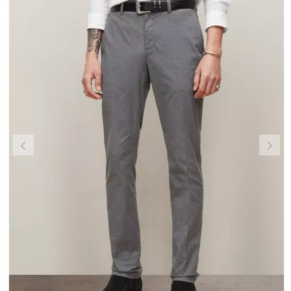 JOHN VARVATOS Gray Motor City Jeans, 36